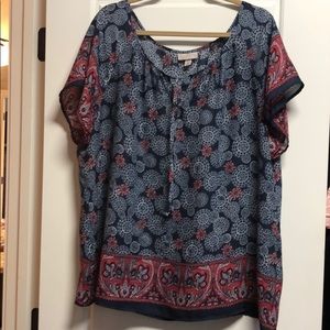 Gorgeous BoHo top by Dress Barn
